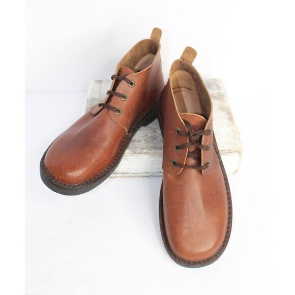 Groundcover Men's Size 9 Chukka Brown Leather Ankle Boot Lace Up South Africa - Picture 1 of 8